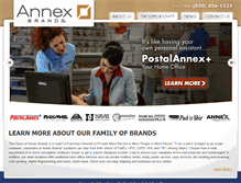 Tablet Screenshot of annexbrands.com